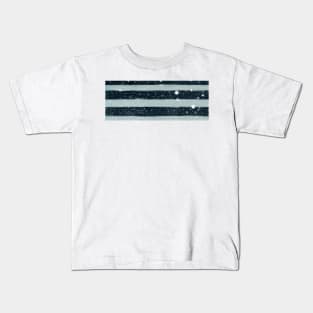 Snowy Stripes Kids T-Shirt